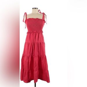 Tuckernuck Pink Sleeveless Midi Dress